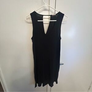 Anthropologie Akemi + Kin Longview Black High-Low Sleeveless Dress Size Small